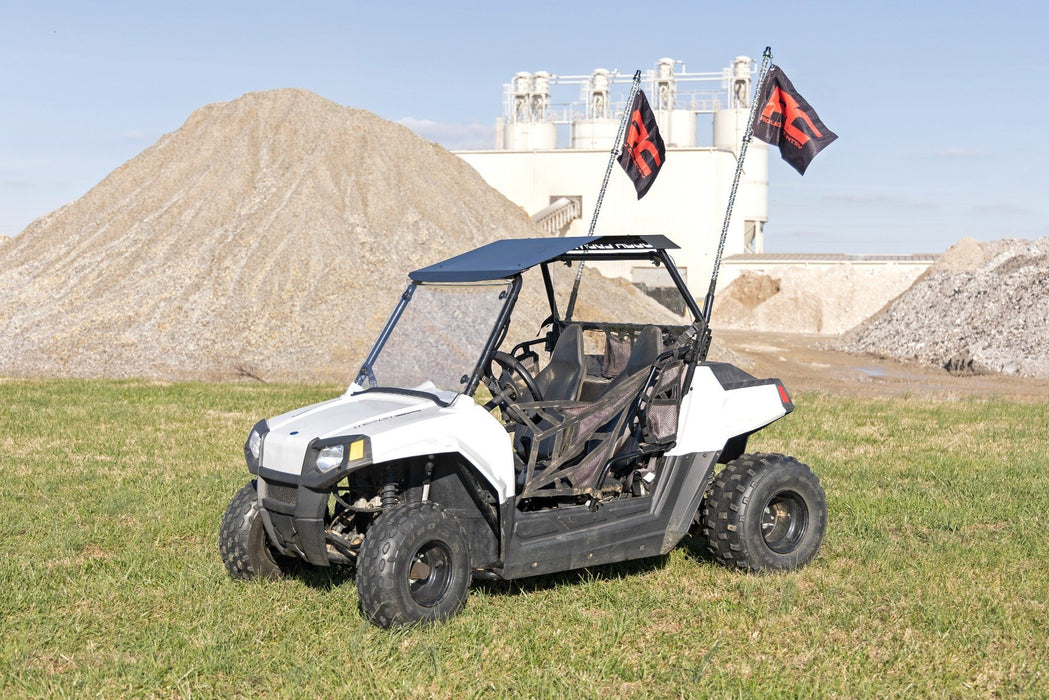 Rough Country LED Whip Light Kit Bed Mount for 2009-2021 Polaris Ranger RZR 170/RZR 170