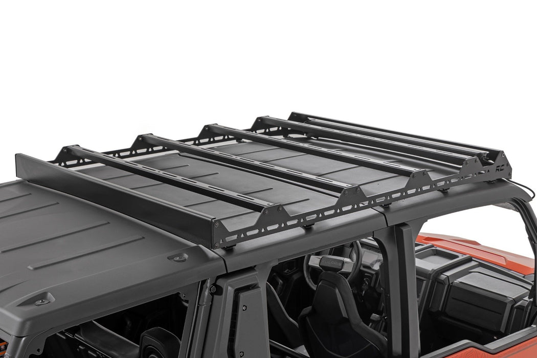 Rough Country Roof Rack 40" Black Single Row for 2024Polaris XPEDITION ADV 5