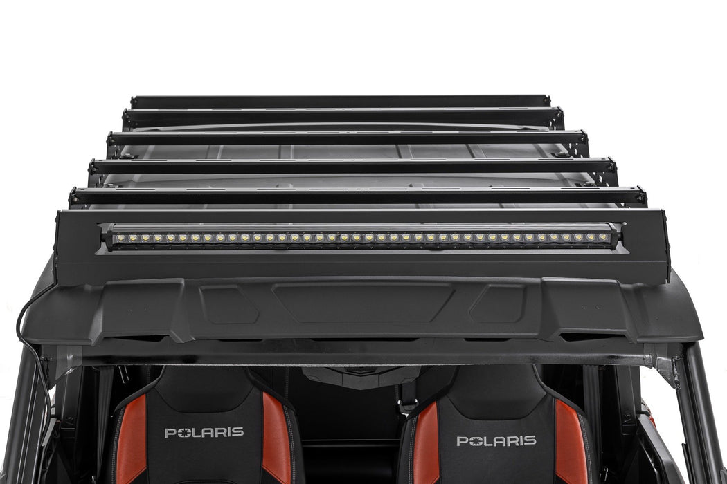 Rough Country Roof Rack 40" Black Single Row for 2024Polaris XPEDITION ADV 5