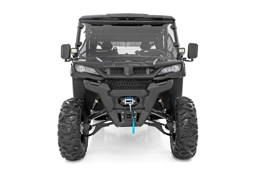 Rough Country LED Light Kit Cage Mount 2" Black Pair White DRL CFMOTO UFORCE 1000