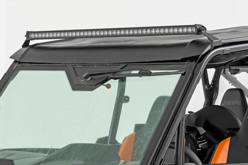 Rough Country LED Light Kit Front Mount 40" Black-Series Single Row for 2024 Polaris RZR XP 4 1000