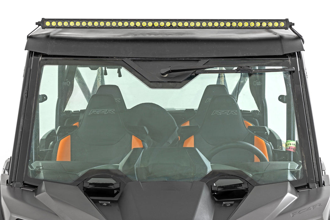 Rough Country LED Light Kit Front Mount 40" Black-Series Single Row for 2024 Polaris RZR XP 4 1000