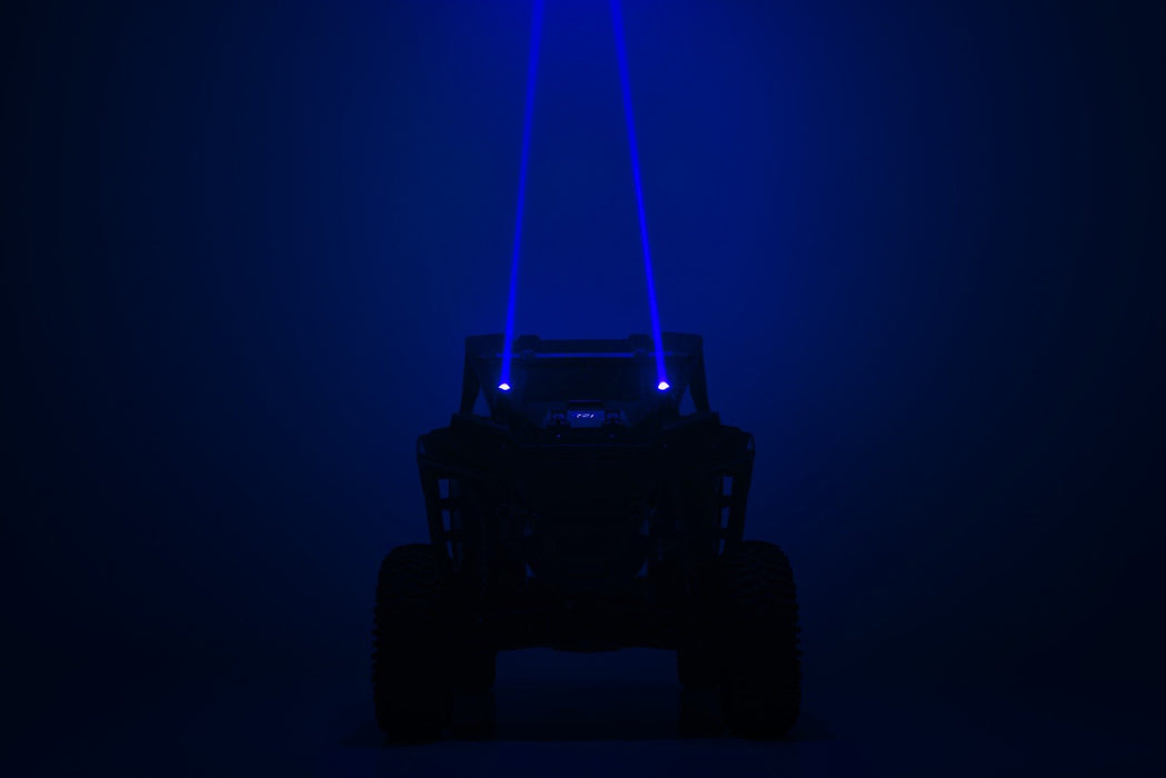 Rough Country Laser Whip Light Kit RGBW Pair