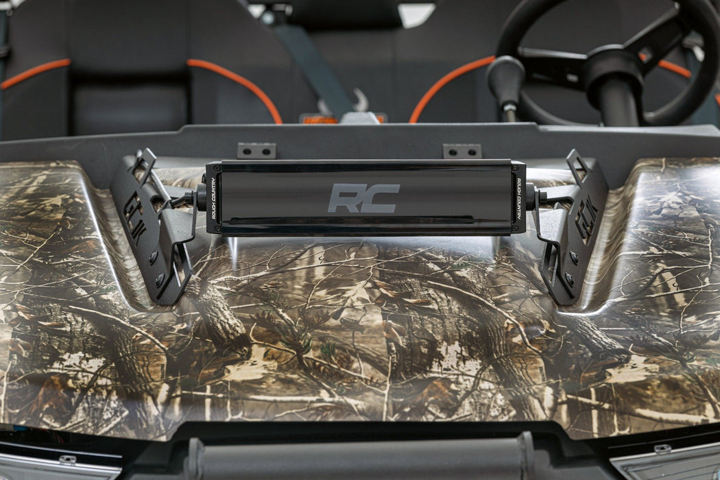 Rough Country 12" DRL LED Light Kit Hood Mount Dual Row Intimidator GC1K/GC1K Crew