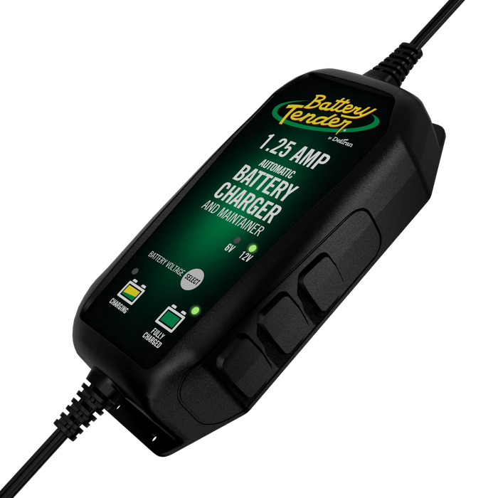 Battery Tender Plus 1.25 AMP Selectable 12V / 6V Battery Charger and Maintainer