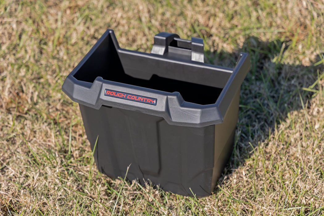 Rough Country Under Seat Storage Box Center Seat for 2016-2023 Can-Am Defender HD 5/HD 8/HD 9/HD 10