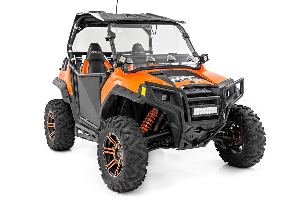 Rough Country Vented Full Windshield Scratch Resistant for 2008-2014 Polaris Ranger RZR 4 800/RZR S 800
