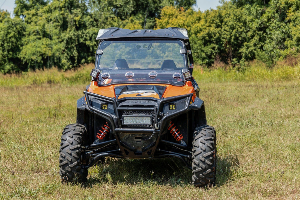 Rough Country Vented Full Windshield Scratch Resistant for 2008-2014 Polaris Ranger RZR 4 800/RZR S 800