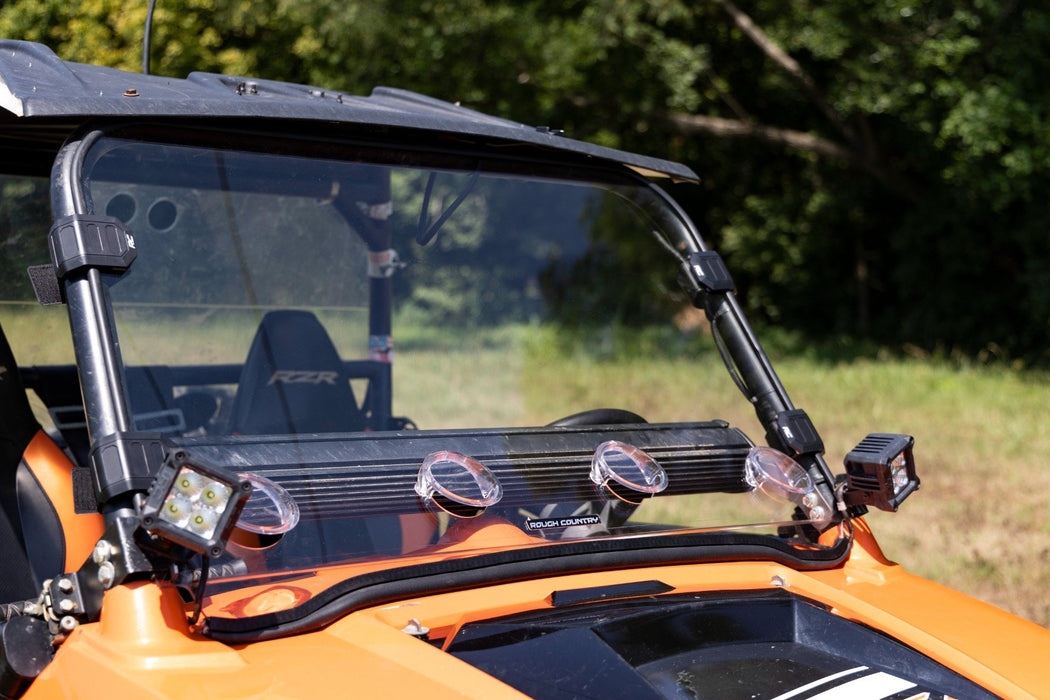 Rough Country Vented Full Windshield Scratch Resistant for 2008-2014 Polaris Ranger RZR 4 800/RZR S 800