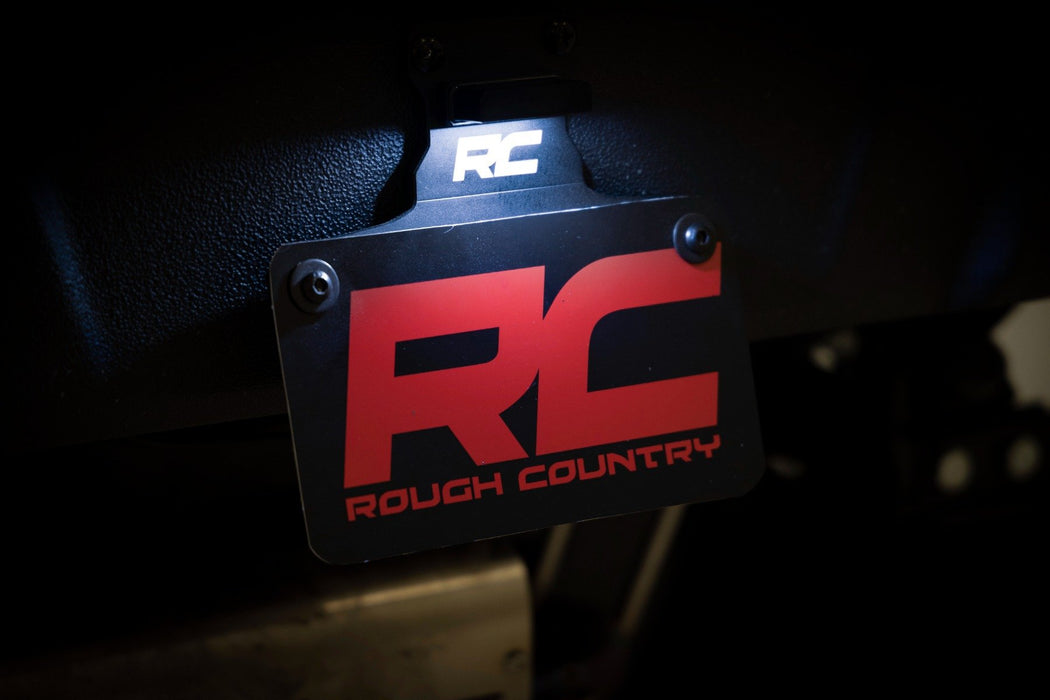 Rough Country Universal License Plate Bracket LED Lighted