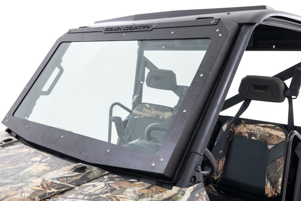 Rough Country Electric Tilt Windshield Glass for 2013-2023 Polaris Ranger 1000/Ranger XP 1000