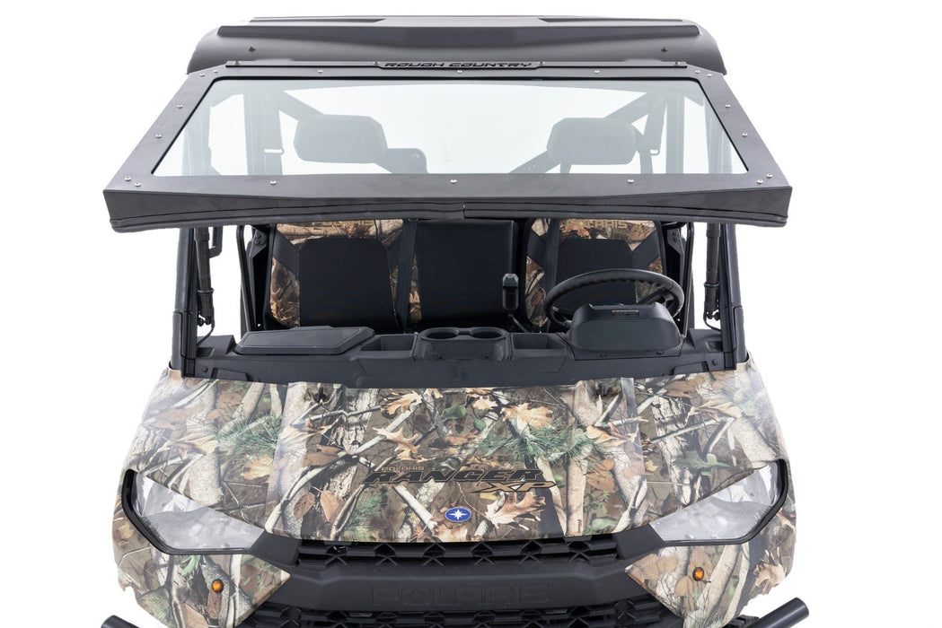 Rough Country Electric Tilt Windshield Glass for 2013-2023 Polaris Ranger 1000/Ranger XP 1000