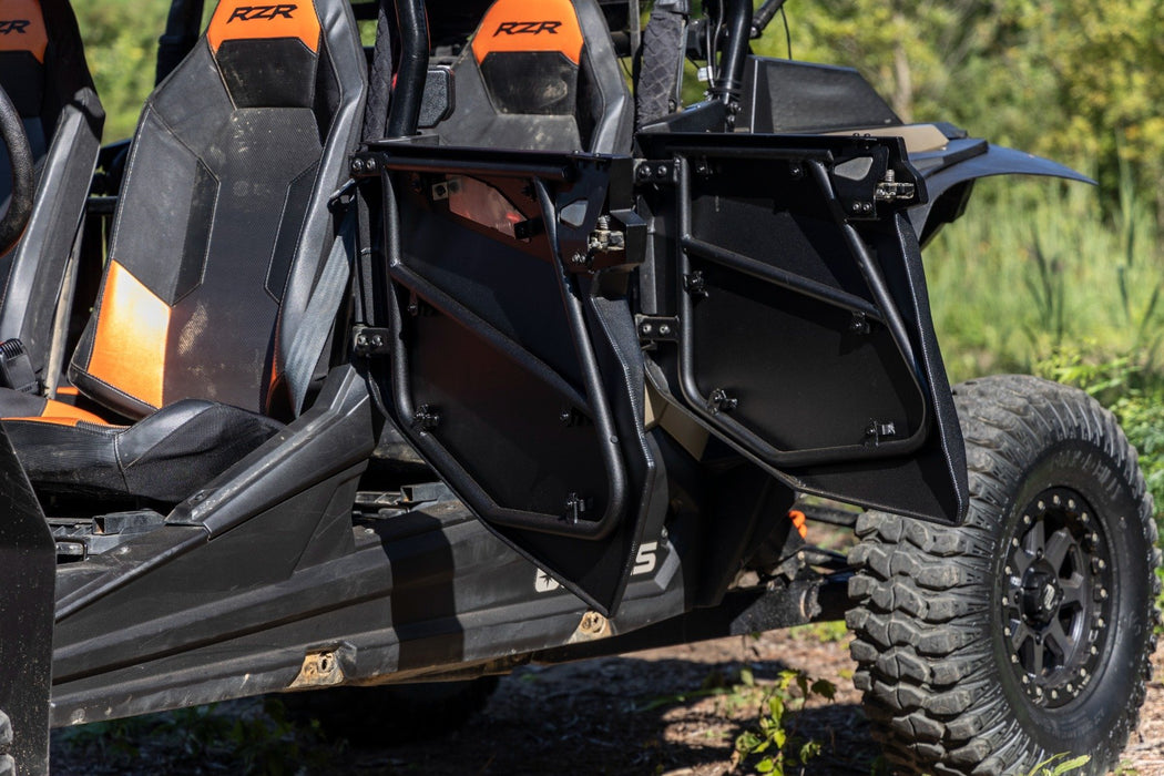 Rough Country Aluminum Lower Half Doors Rear for 2014-2021 Polaris RZR XP 4 1000