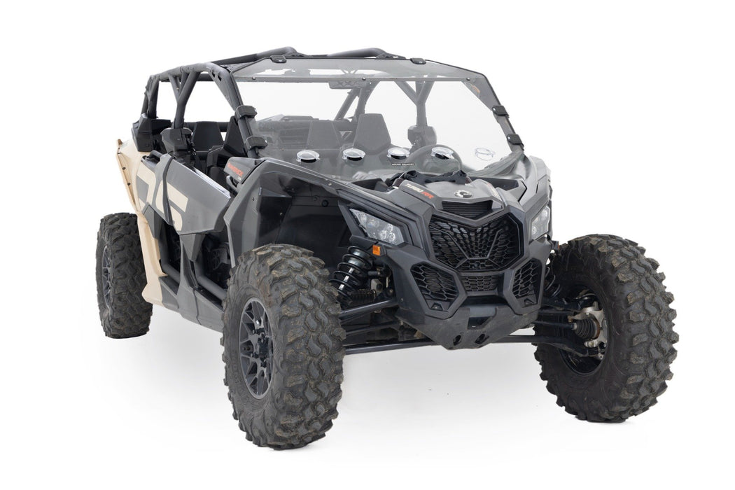 Rough Country Vented Full Windshield Scratch Resistant for 2017-2023 Can-Am Maverick X3