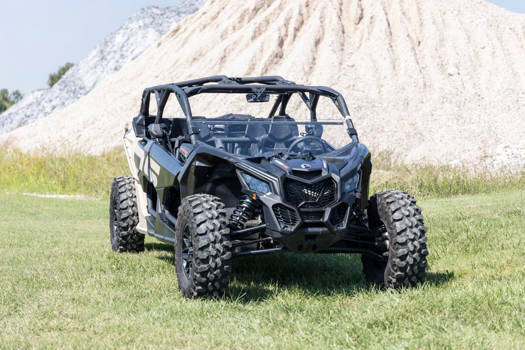 Rough Country Half Windshield Scratch Resistant for 2017-2023 Can-Am Maverick X3