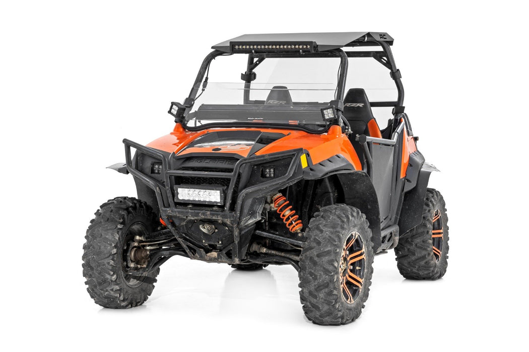 Rough Country Half Windshield Scratch Resistant for 2008-2014 Polaris RZR 800