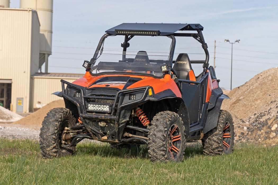 Rough Country Half Windshield Scratch Resistant for 2008-2014 Polaris RZR 800