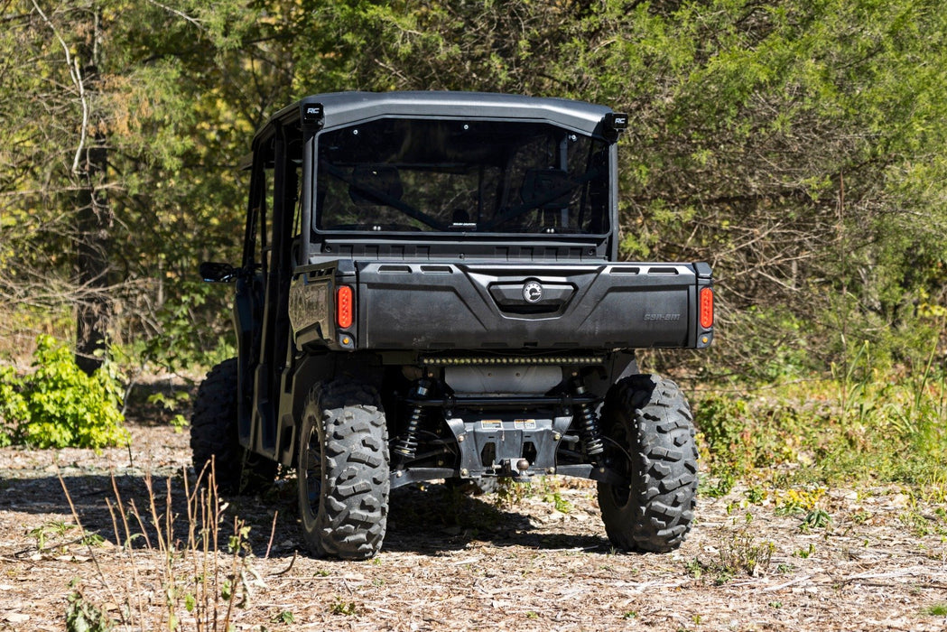 Rough Country Tinted Rear Cab Panel Scratch Resistant for 2016-2023 Can-Am Defender HD 8/HD 9/HD 10