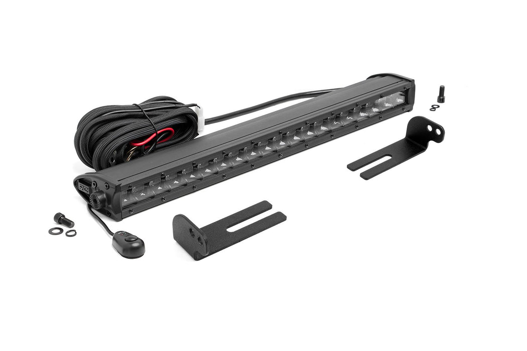 Rough Country LED Light Under Bed Mount 20" Black Single Row for 1000-5 for 2016-2023 Honda Pioneer 1000/1000-5