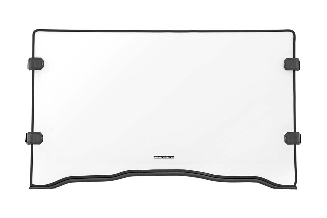 Rough Country Full Windshield Scratch Resistant for 2016-2023 Honda Pioneer 1000/Pioneer 1000-5