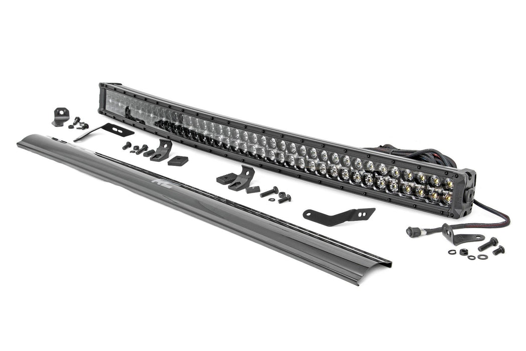 Rough Country LED Light Front Mount 40" Black Dual Row White DRL for 2019-2023 Honda Talon 1000