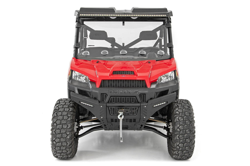 Rough Country Vented Full Windshield Scratch Resistant for 2013-2023 Polaris Ranger 1000/Ranger XP 900/1000