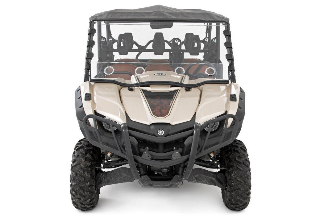 Rough Country Vented Full Windshield Scratch Resistant for 2015-2023 Yamaha Viking