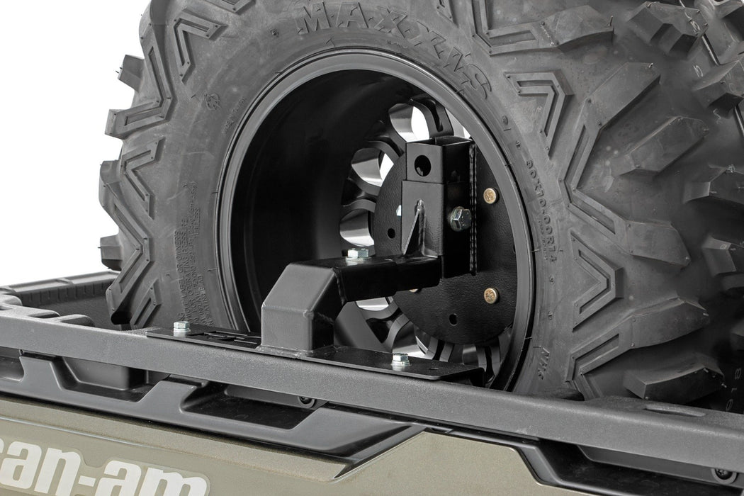 Rough Country Spare Tire Carrier Bed Side Mount Multiple Makes & Models for 2013-2023 (Can-Am/Polaris)