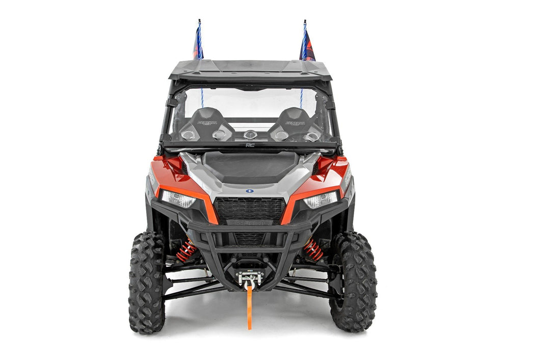 Rough Country Vented Full Windshield Scratch Resistant for 2016-2023 Polaris General