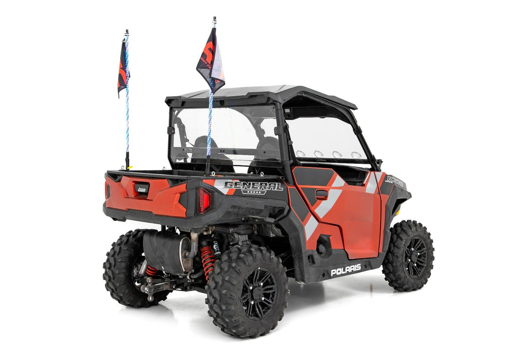 Rough Country Vented Full Windshield Scratch Resistant for 2016-2023 Polaris General