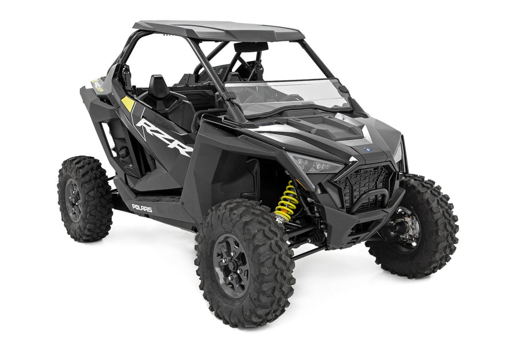 Rough Country Half Windshield Scratch Resistant for 2020-2023 Polaris RZR Pro/Turbo R