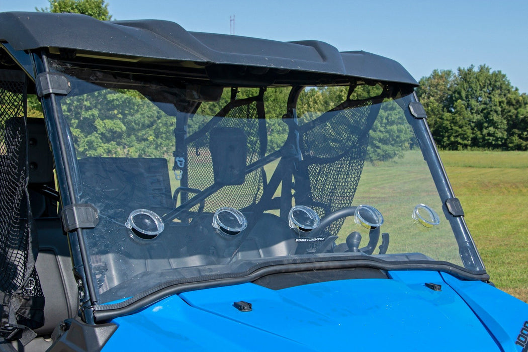 Rough Country Vented Full Windshield Scratch Resistant for 2016-2023 Honda Pioneer 1000