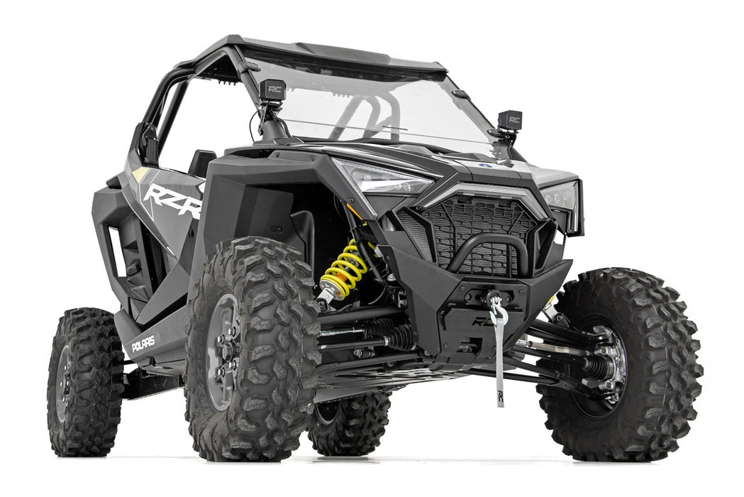 Rough Country LED Light Kit "A" Pillar Mount 2" Black Pair Amber DRL for 2020-2023 Polaris RZR PRO XP
