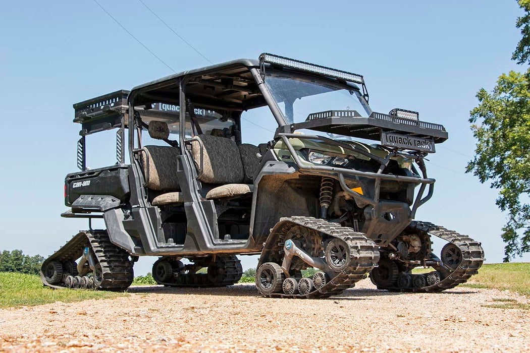 Rough Country LED Light Windshield 50" Black Dual Row for 2016-2023 Can-Am Defender HD 5/HD 8/HD 9/HD 10