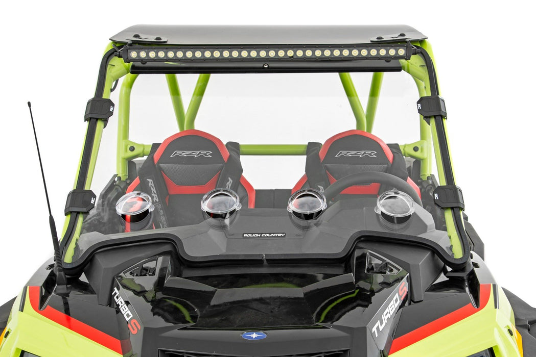 Rough Country Vented Full Windshield Scratch Resistant for 2021-2022 Polaris RZR Turbo S