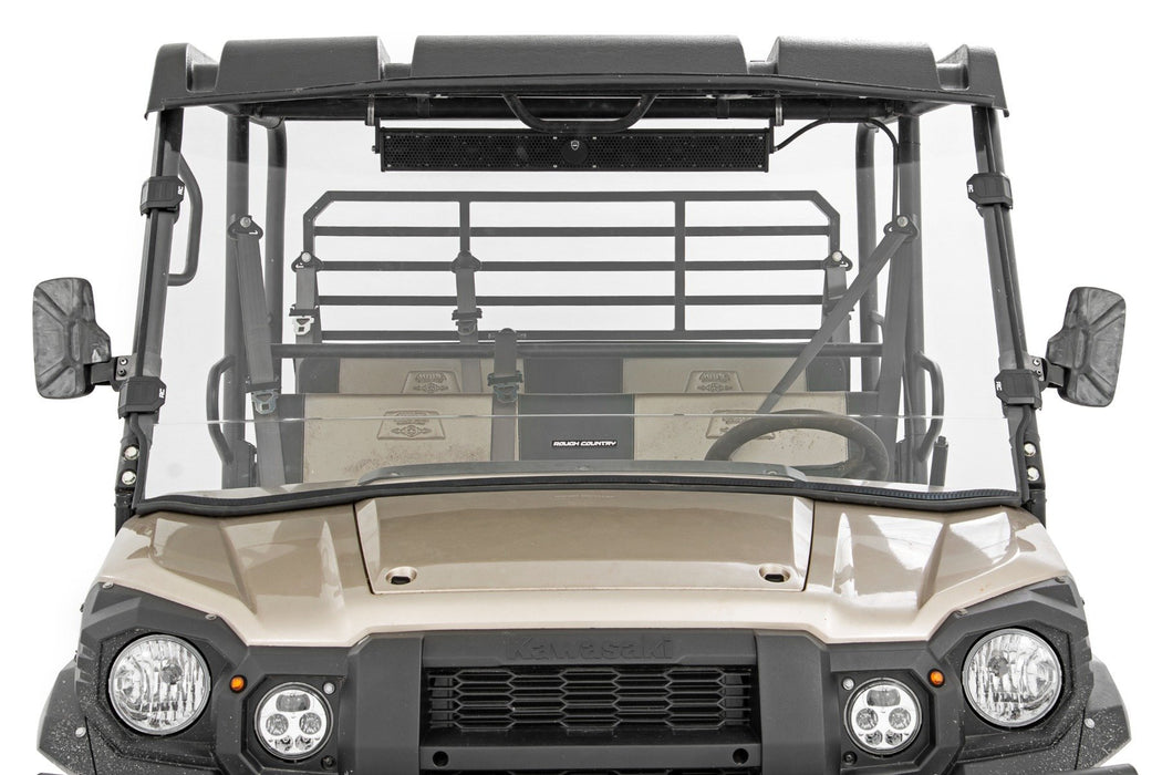 Rough Country Full Windshield Scratch Resistant for 2015-2023 Kawasaki Mule