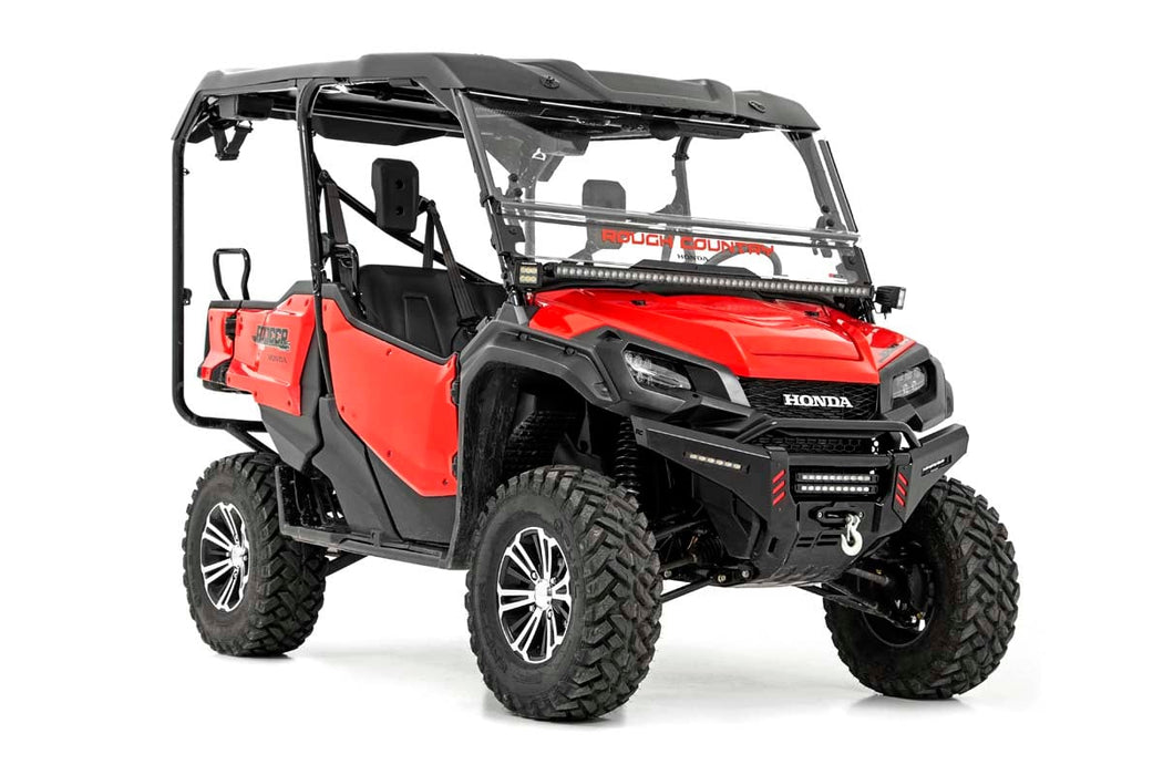 Rough Country LED Light Kit Cage Mount 50" Black Single Row for 2016-2023 Honda Pioneer 1000
