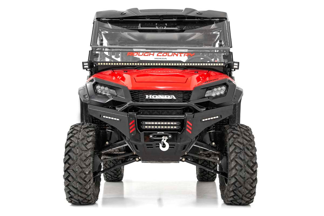Rough Country LED Light Kit Cage Mount 50" Black Single Row for 2016-2023 Honda Pioneer 1000