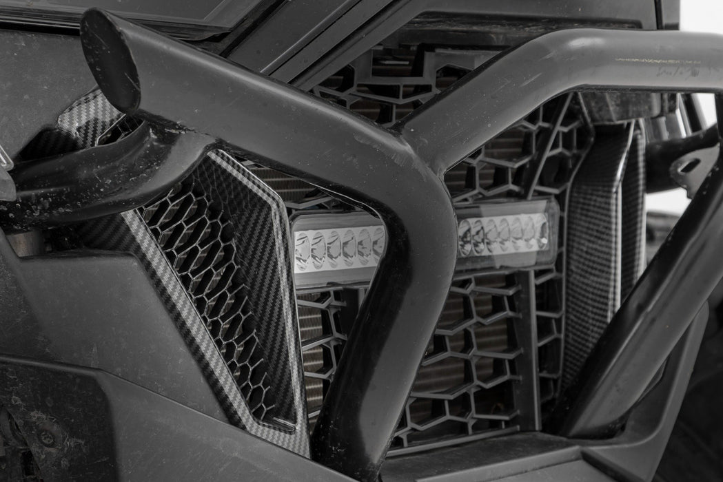 Rough Country Radiator Cover Side Edge Grille for 2020-2023 Polaris RZR