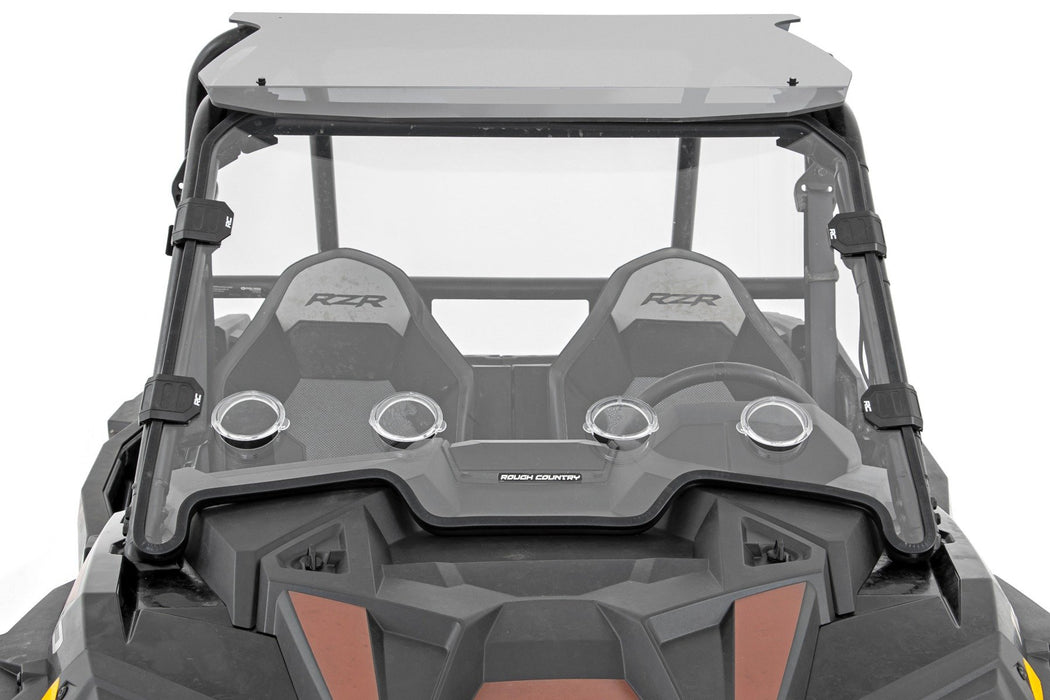 Rough Country Vented Full Windshield Scratch Resistant for 2020-2023 Polaris RZR