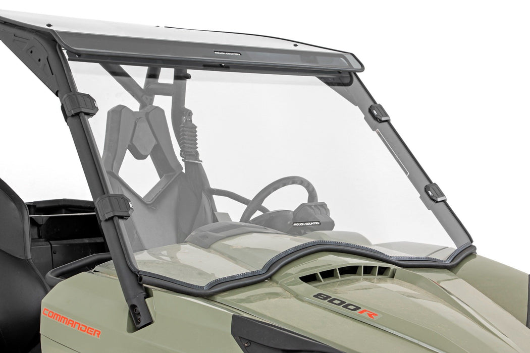 Rough Country Full Windshield Scratch Resistant for 2011-2020 Can-Am Commander 1000