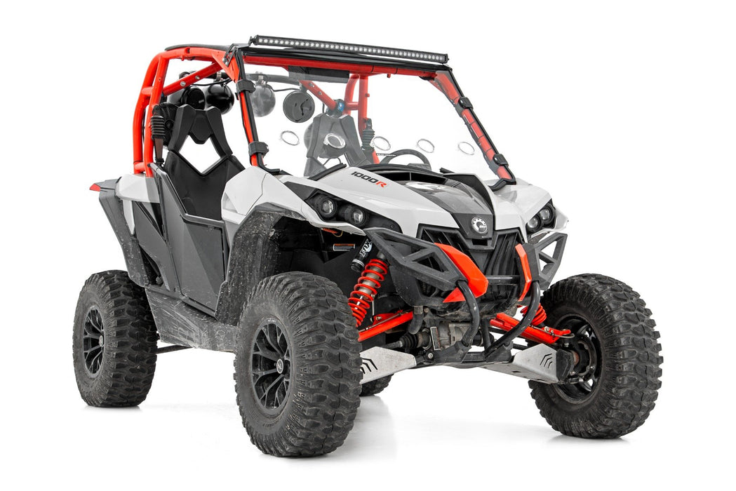 Rough Country LED Light Front Mount 40" Black Single Row for 2011-2020 Can-Am Commander 1000/Maverick