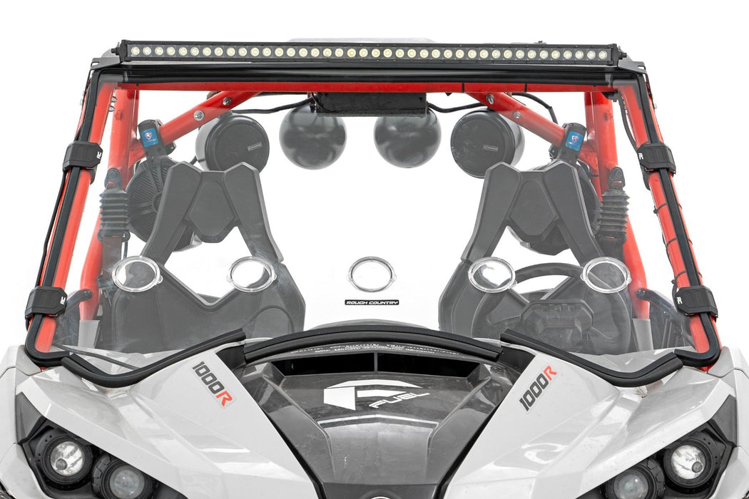 Rough Country LED Light Front Mount 40" Black Dual Row for 2011-2020 Can-Am Commander 1000/Maverick