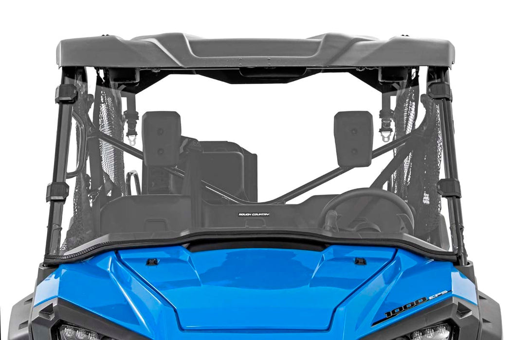 Rough Country Full Windshield Scratch Resistant for 2016-2023 Honda Pioneer 1000/Pioneer 1000-5