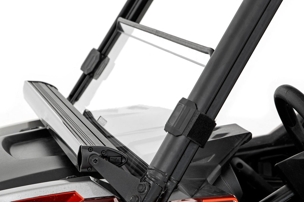 Rough Country Half Windshield Scratch Resistant for 2016-2023 Polaris General/General XP 1000