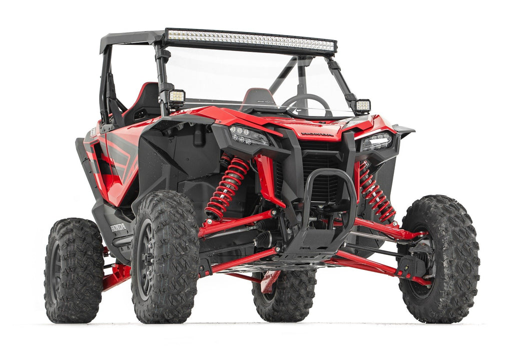 Rough Country LED Light Front Mount 40" Black Dual Row White DRL for 2019-2023 Honda Talon 1000