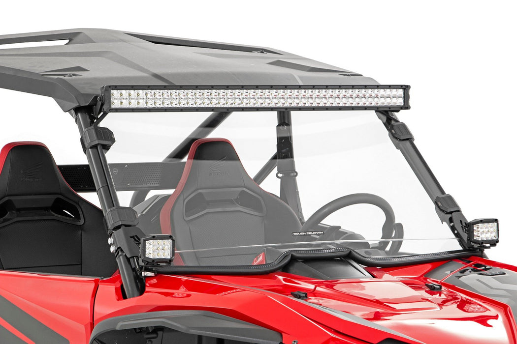 Rough Country LED Light Kit Cage Mount 2" Black Pair for 2019-2023 Honda Talon