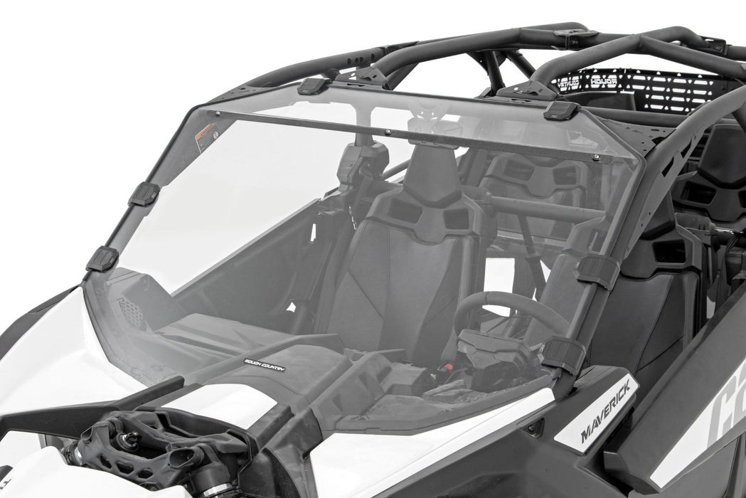 Rough Country Full Windshield Scratch Resistant for 2017-2023 Can-Am Maverick X3
