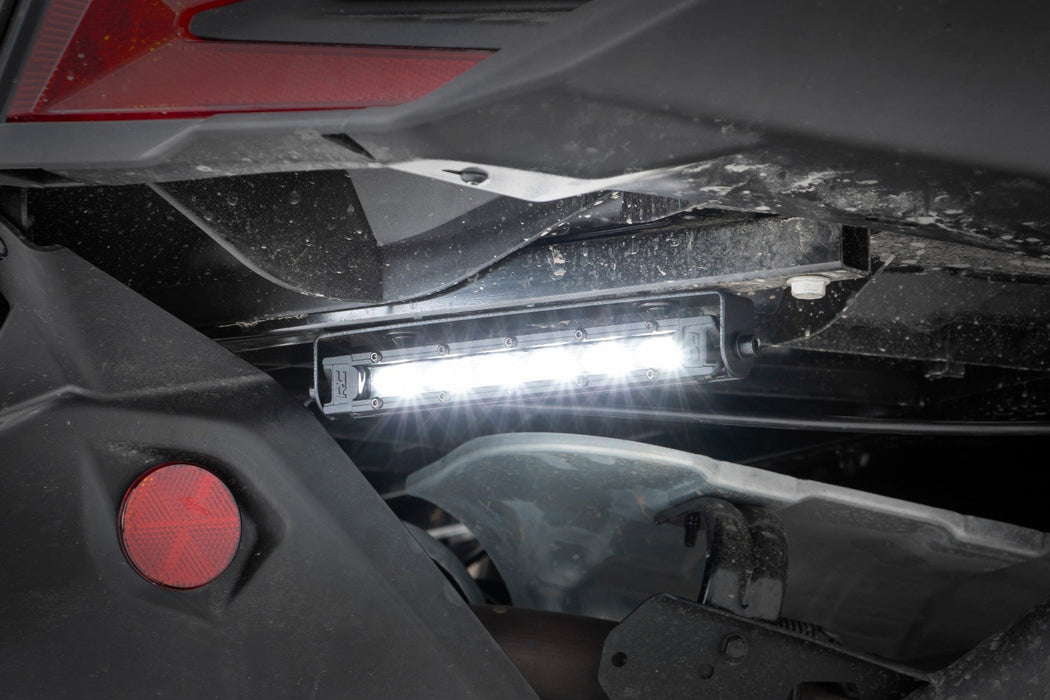 Rough Country LED Light Kit Tail Light Mount 6" Black Slimline Pair for 2017-2023 Can-Am Maverick X3