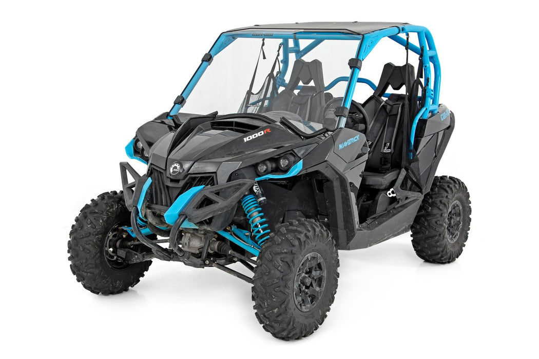 Rough Country Full Windshield Scratch Resistant for 2013-2018 Can-Am Maverick/Maverick Max/Maverick Turbo